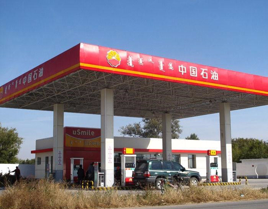 加油站钢结构网架